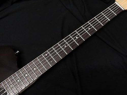 SCHECTER OL-FL-2 STBK シェクター 薄胴 アコースティックギター エレアコ テレキャスターシェイプ グロス シースルー ブラック パッシブ仕様の特徴・詳細 画像